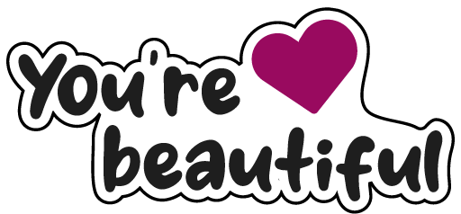 you are beautiful sticker
